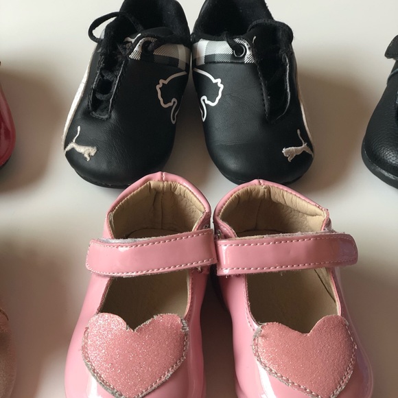 Leather baby girl walking shoes all for $55 - Picture 3 of 12
